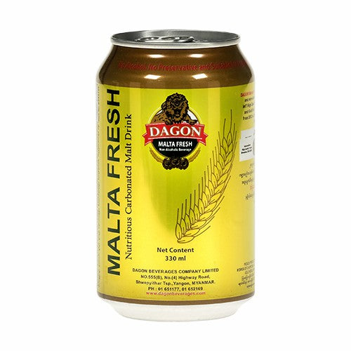 Dagon - Malta Fresh - Nutrious Carbonated Malt Drink (330ml)