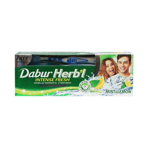 Dabur - Herbal Intense Fresh - Mint &amp; Lemon (150g)