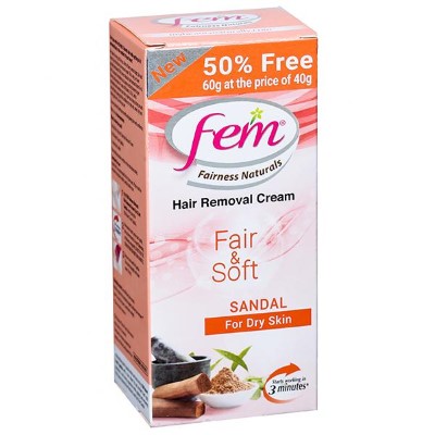 Fem - Hair Removal Cream - Dry Skin (40g)