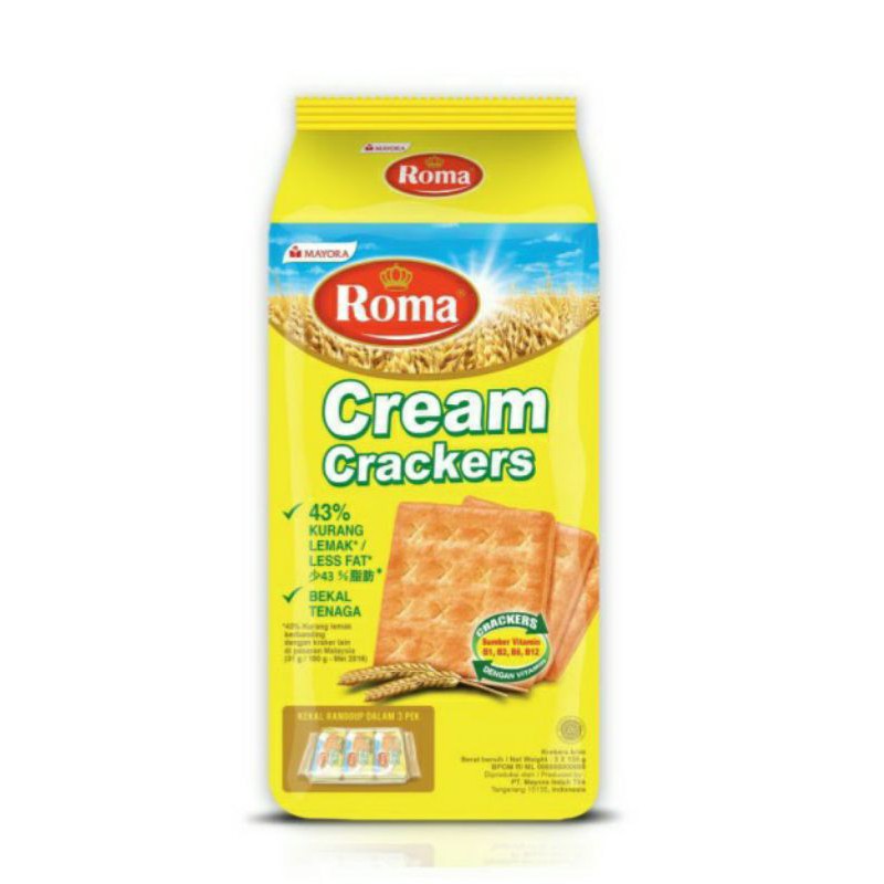 Roma - Cream Crackers (3x360g)