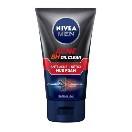 Nivea (Men) - Acne 8H Oil Clear - Anti-Acne+Detox - Mud Foam (50g)