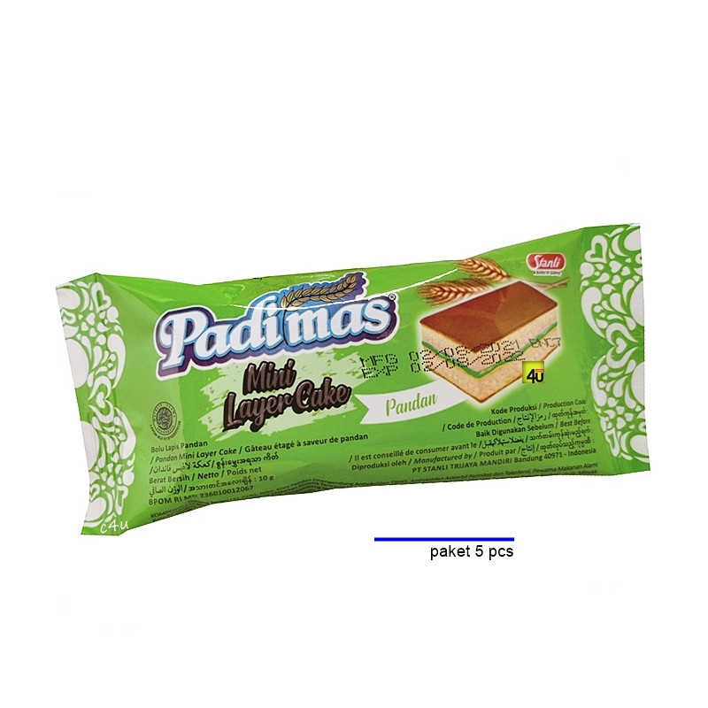 Padimas - Mini  Layer Cake - Pandan (10g)