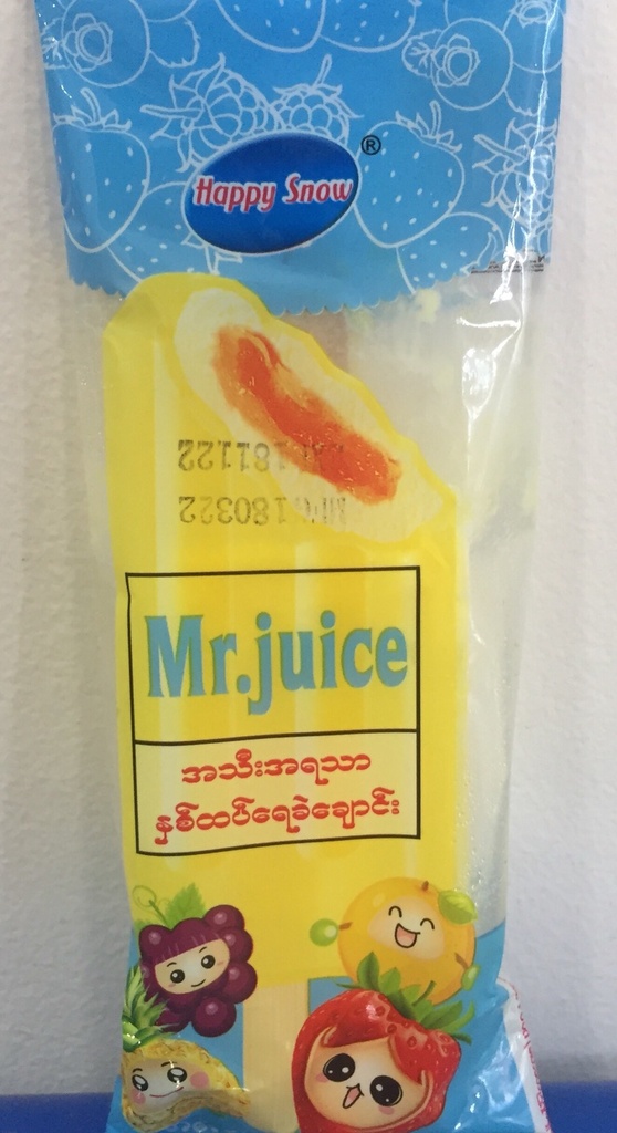 Happy Snow - Ice Stick (Mr.Juice - Mango) (70g)