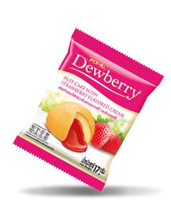 Dewberry - Puff Cake With Strawberry Flavoured Cream (17g)