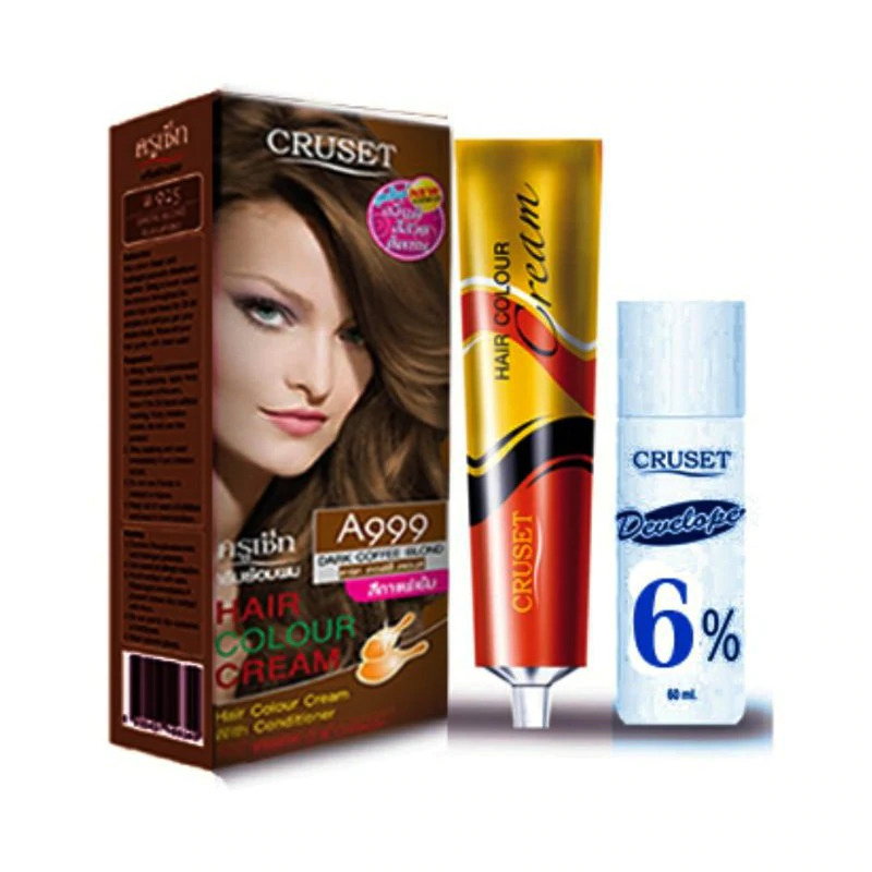 Cruset - A999 - Dark Coffee Blond - Hair Colour Cream (60g)