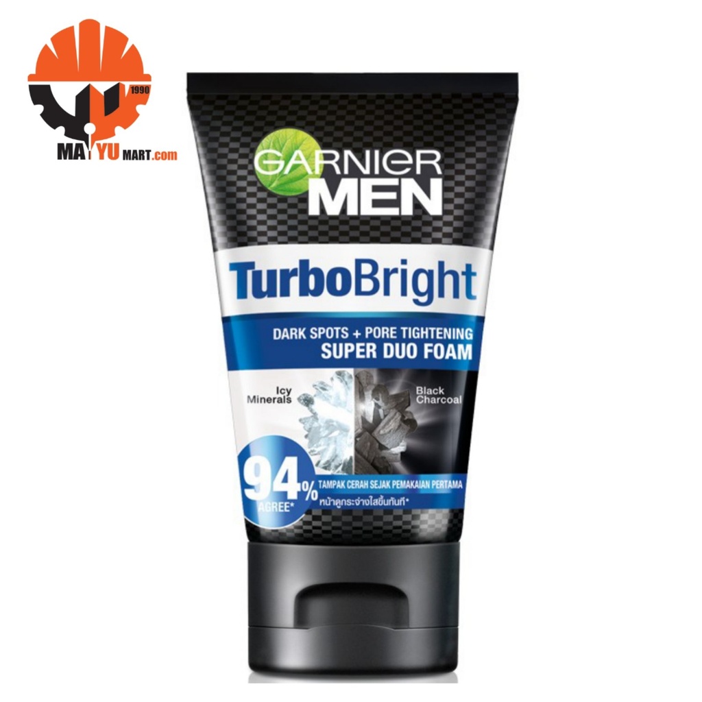 GARNIER - MEN - Turbo Bright - Super Duo Foam (100ml)