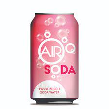 Air Soda - Soda Water - Passion Fruit (330ml) Pink