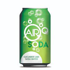Air Soda - Soda Water - Cucumber Lime (330ml) Green