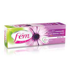 Fem - Skin Rejuvenating Chamomile - Hair Removal Cream (120g)