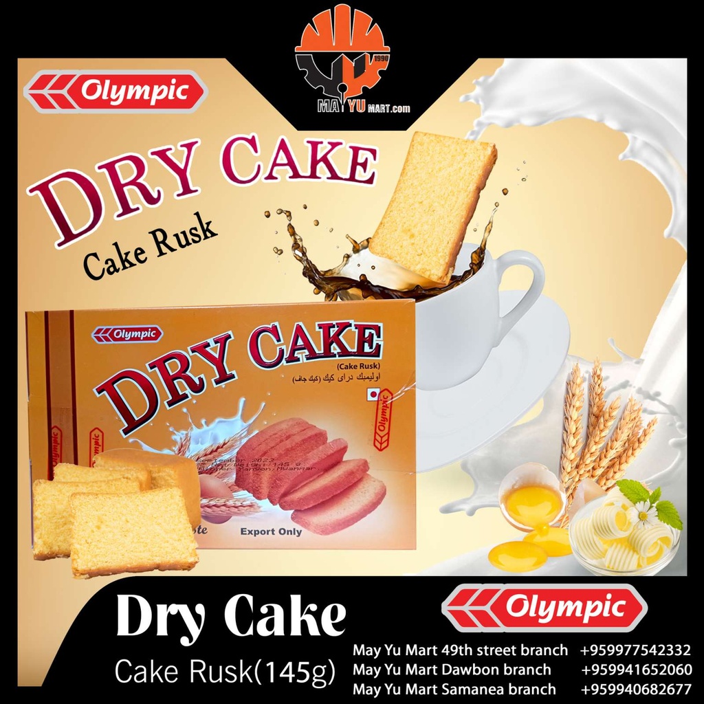 Olympic - Dry Cake with Tray - Cake Rusk (145g)