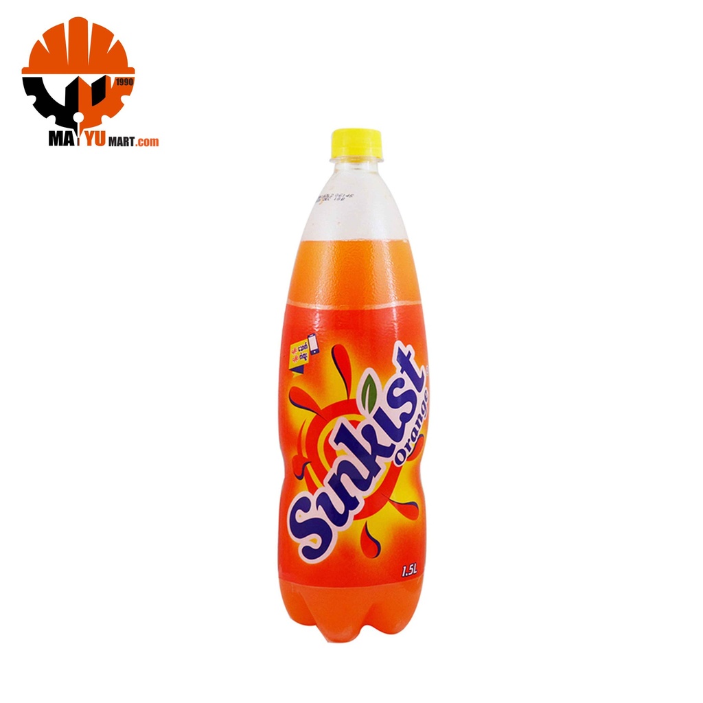 Sunkist - Orange Carbonated Drink Bottle (1.5 Liter)