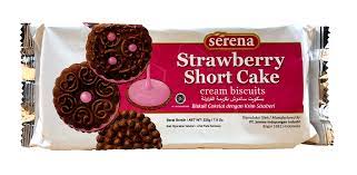 Serena - Strawberry Short Cake - Cream Biscuits (225g)