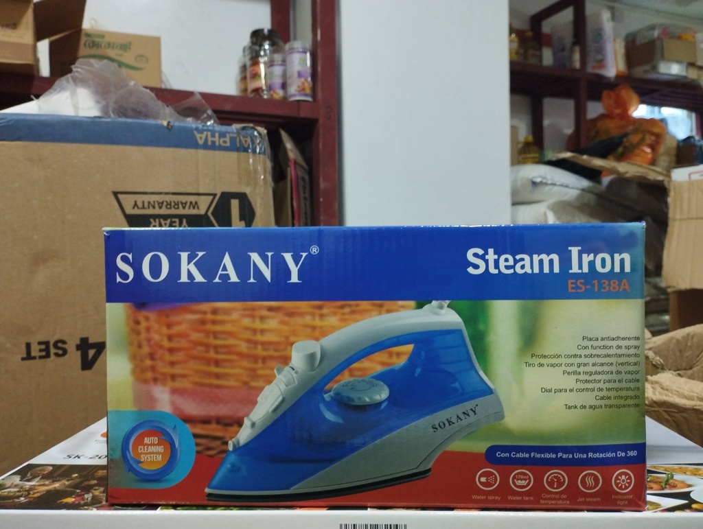 Sokany - Steam Iron(ES-138A)