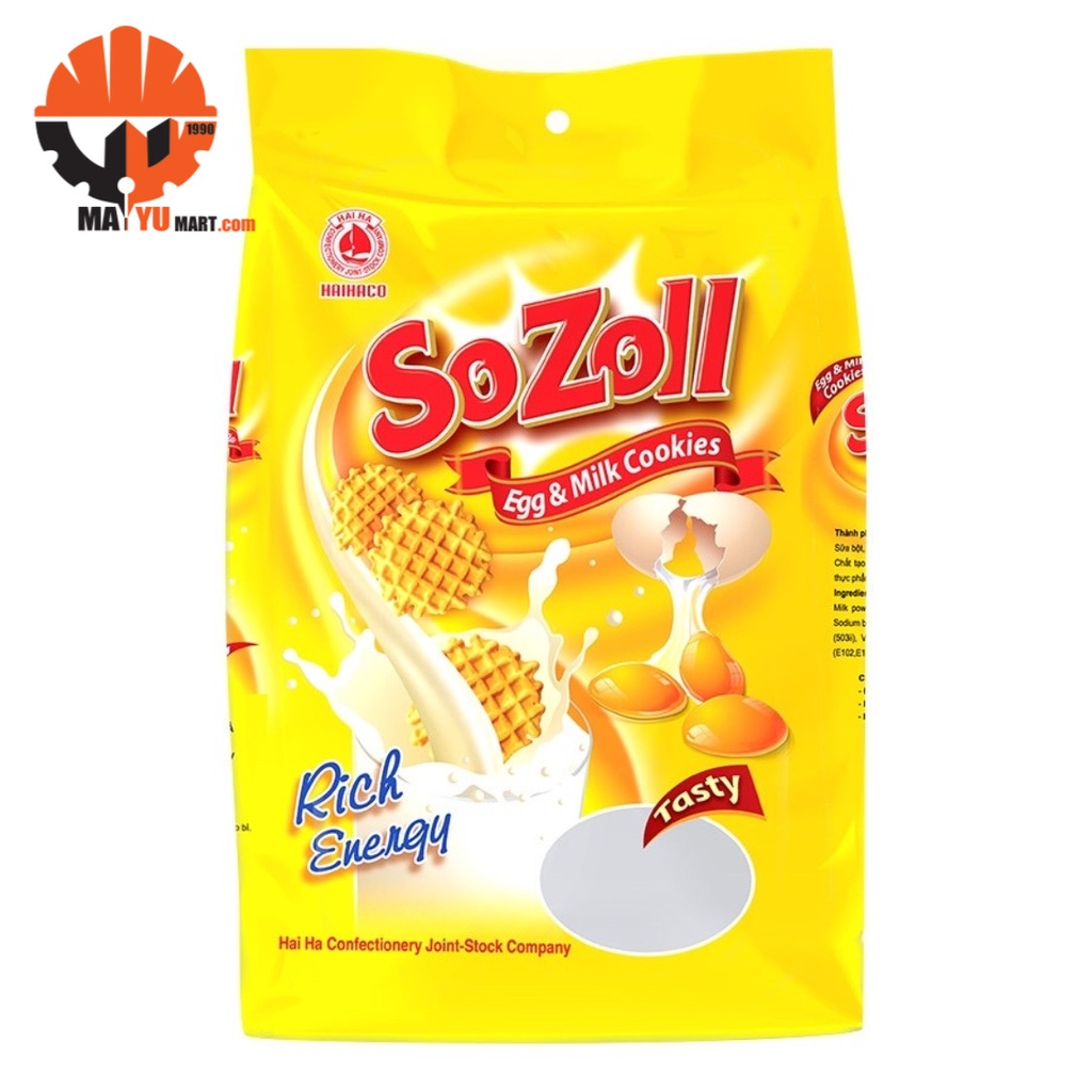 Haihaco - SoZoll - Egg &amp; Milk Cookies - Rich Energy (256g)