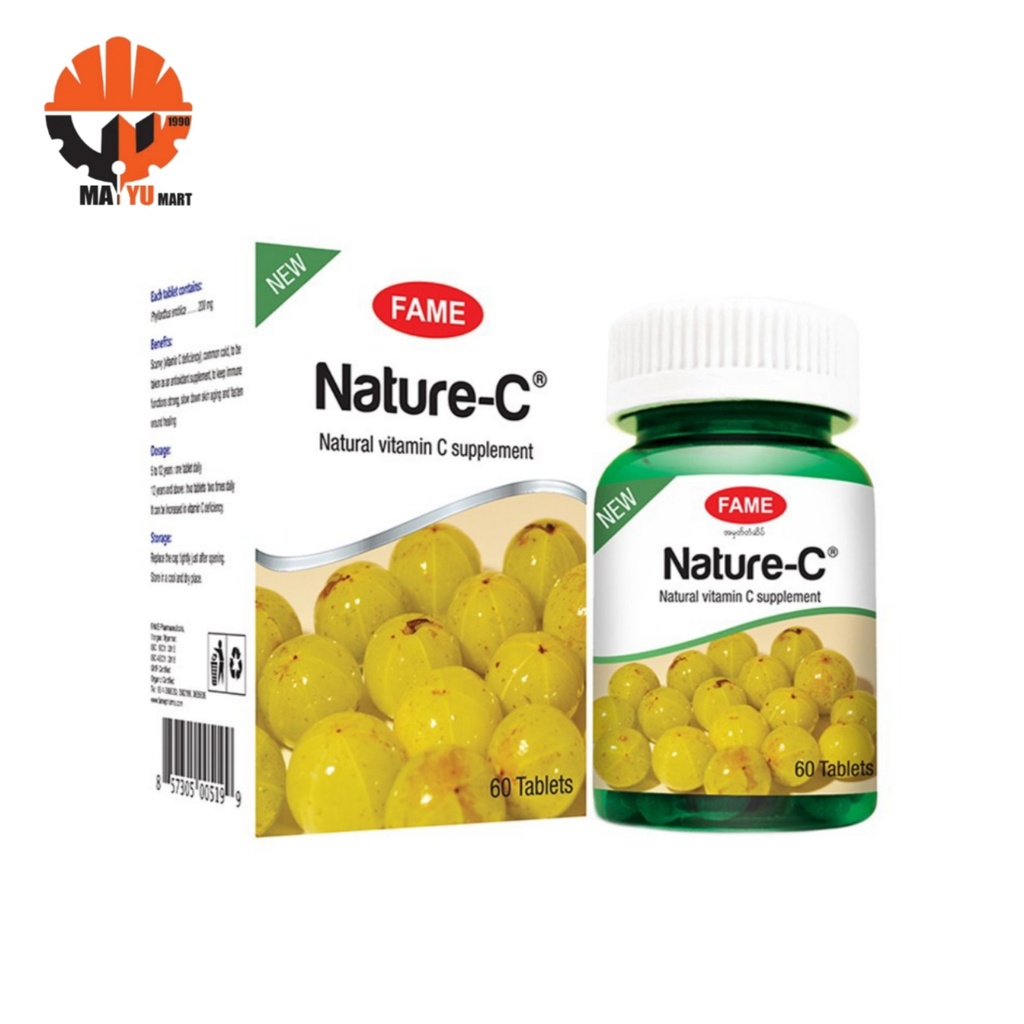 Fame - Nature-C - Natural Vitamin C Supplement (60Tablets)