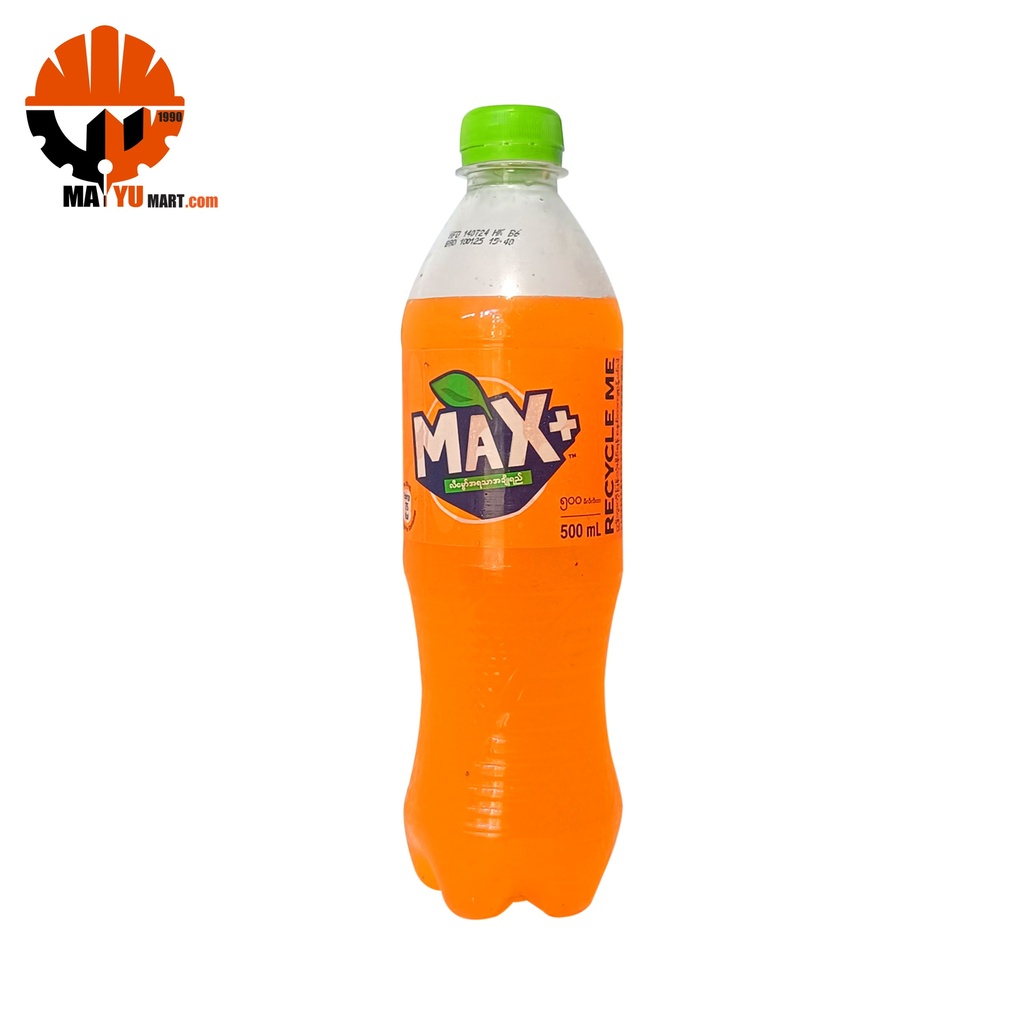 Max Plus - Orange Flavour Carbonated Soft Drink (1.25 Liter)