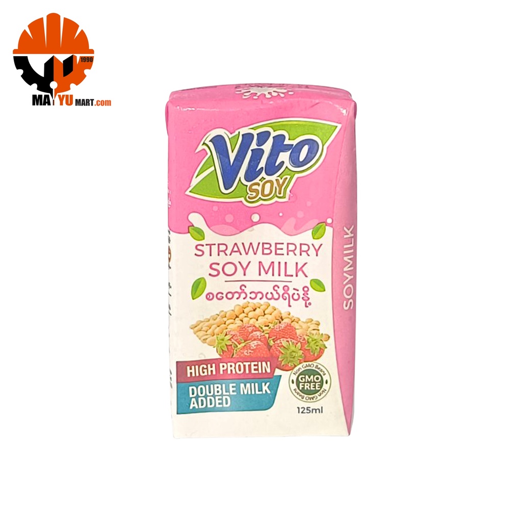 Vito - Strawberry Soy Milk (125ml)