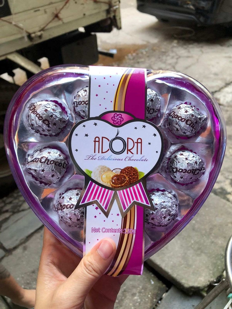 Adora - Delicious Chocolate with Heart Shaped Box (85g) (8pcs)