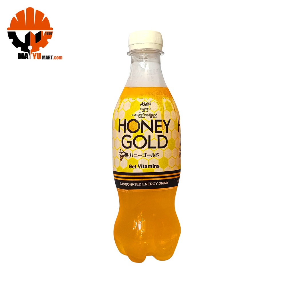 Honey Gold - Carbonated Energy Drink - Bottle (330ml)