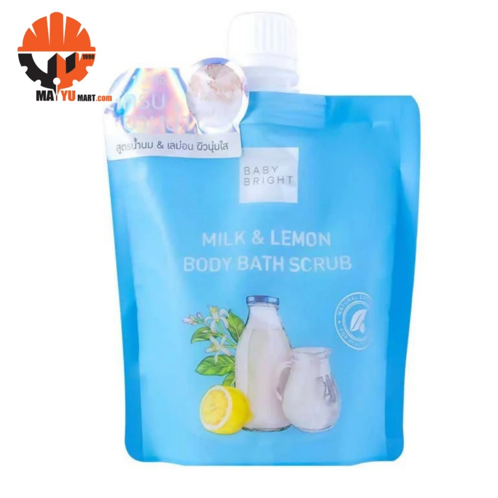 Baby Bright - Milk &amp; Lemon - Body Bath Scrub (250g)