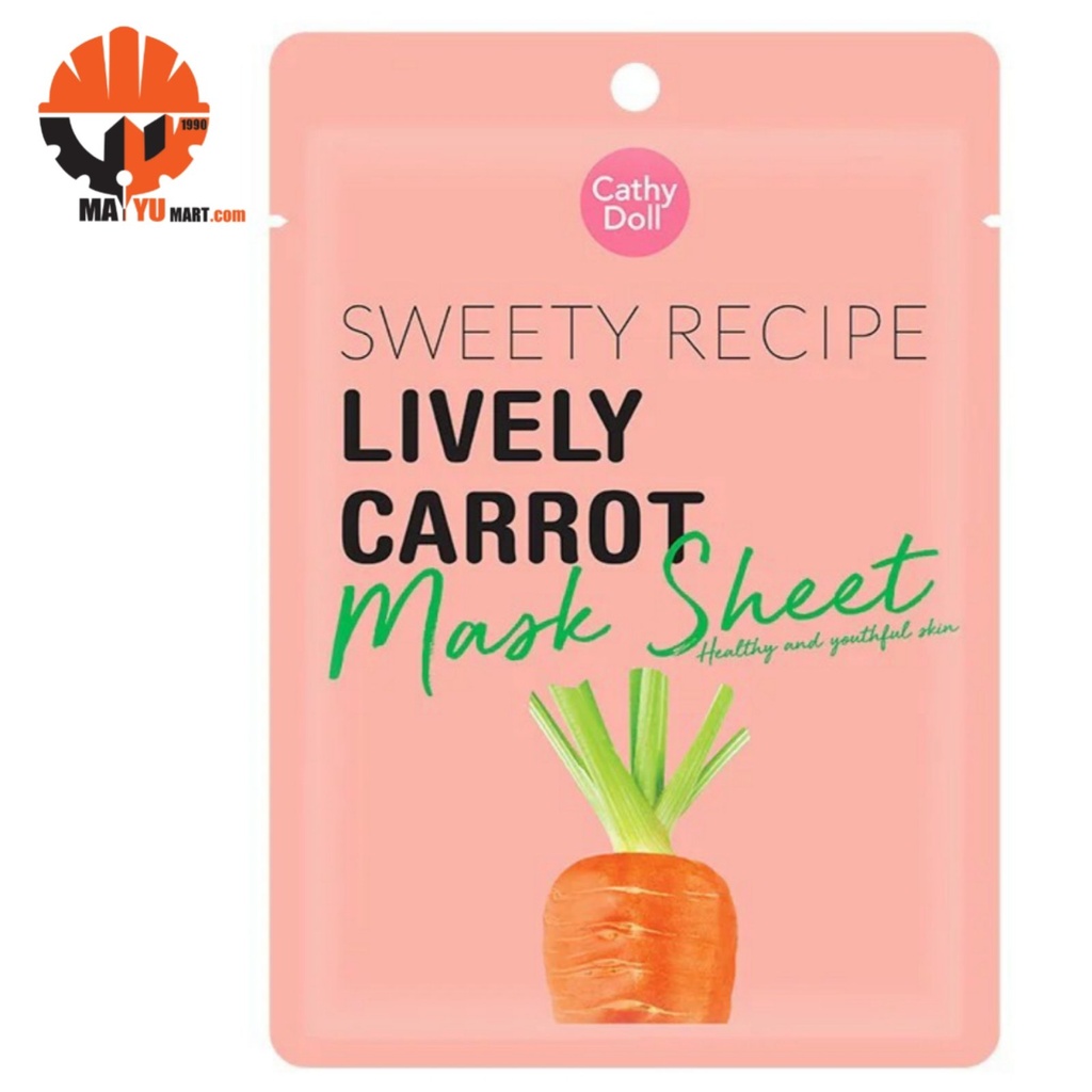 Cathy Doll - Sweety Recipe - Lively Carrot - Mask Sheet (25g)