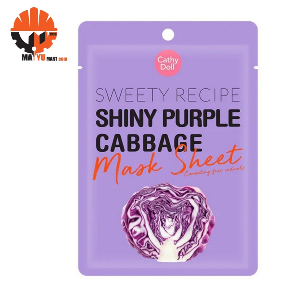 Cathy Doll - Sweety Recipe - Shiny Purple Cabbage - Mask Sheet (25g)