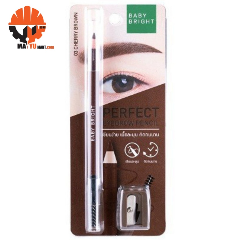 Baby Bright - Perfect Eyebrow Pencil #03(Cherry Brown)
