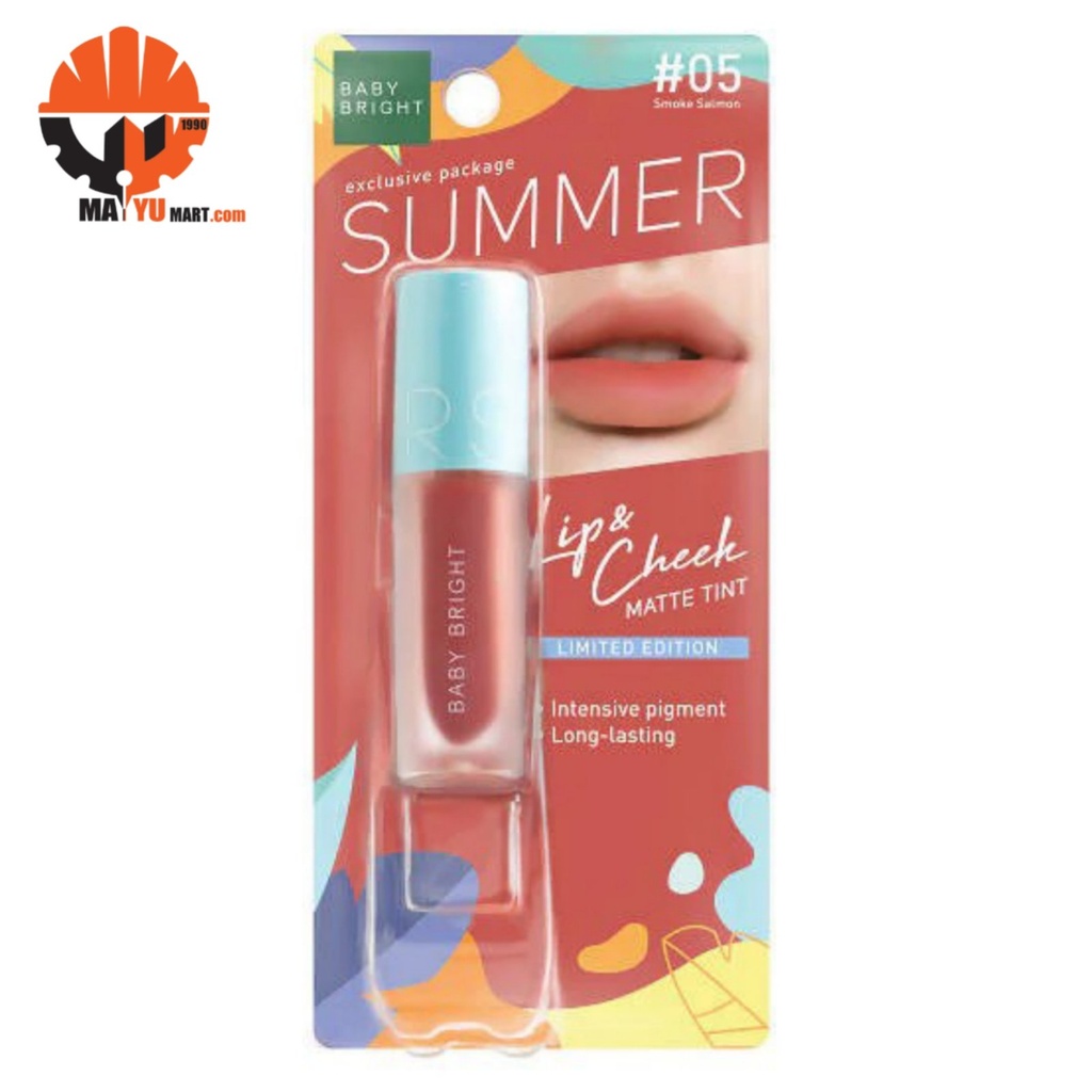 Baby Bright - Summer Lip &amp; Cheek Matte Tint #05 (Smoke Salmon)