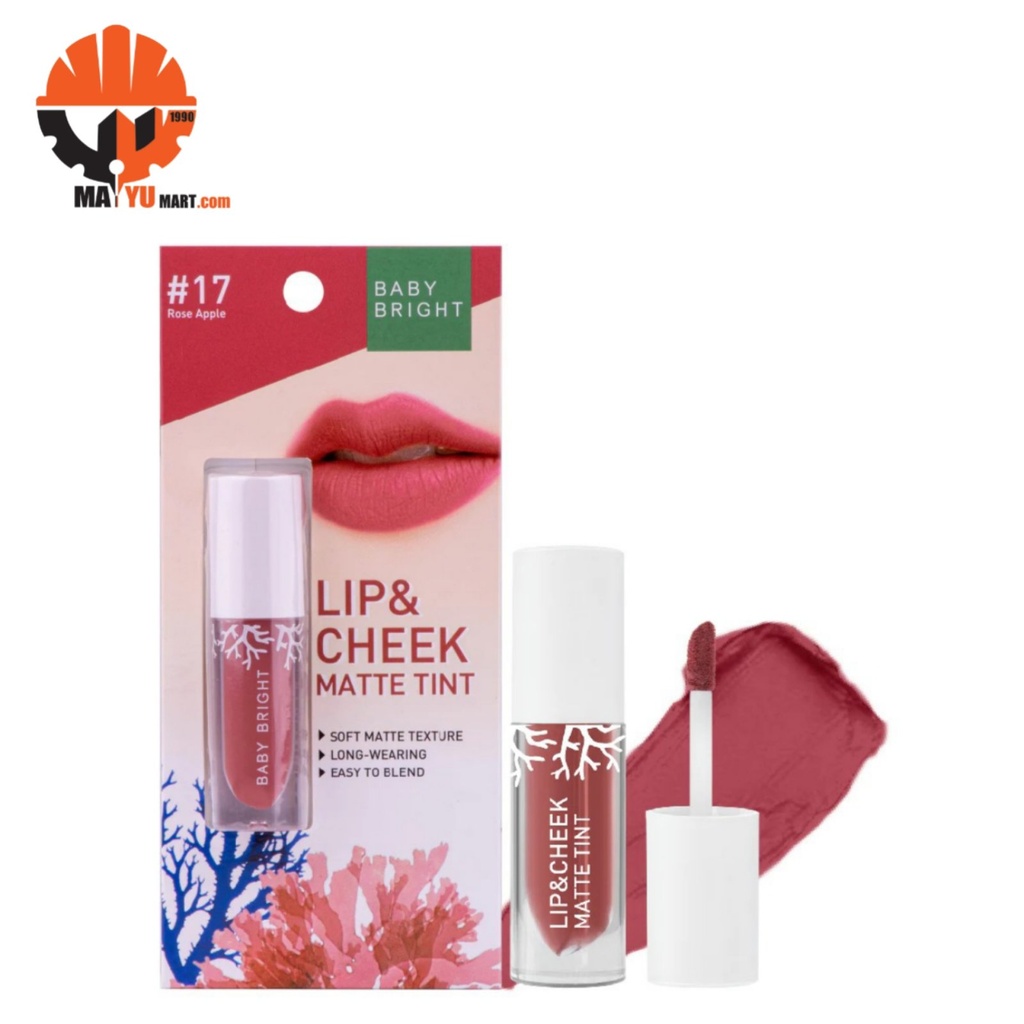 Baby Bright - Lip &amp; Cheek Lip Matte Tint #17 (Rose Apple)