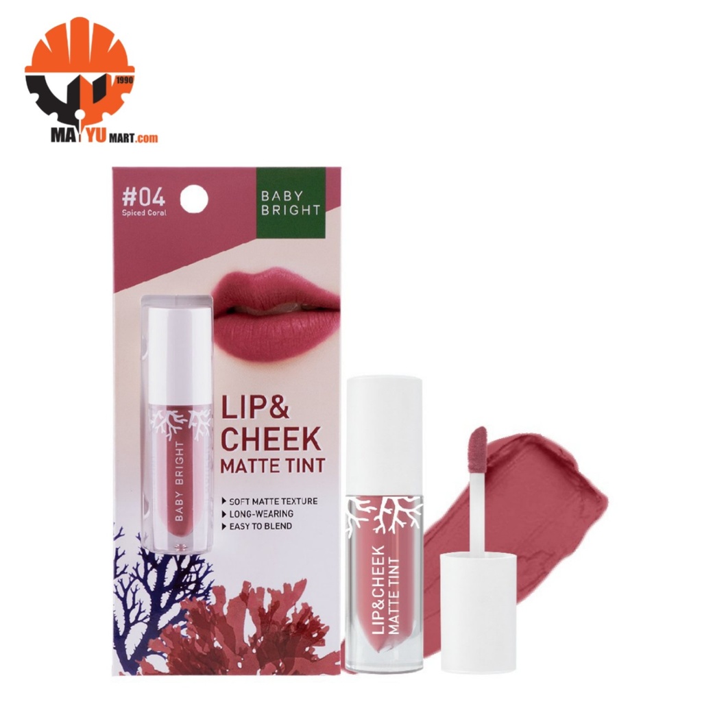 Baby Bright - Lip &amp; Cheek Lip Matte Tint - 04 (Spiced Coral)