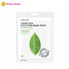 Lebelage - Green Tea Solution Mask Pack - Green (25g)