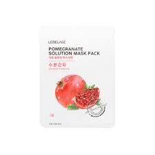 Lebelage - Pomegranate Tea Solution Mask Pack - Red (25g)