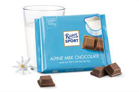 Ritter Sport - Alpine Milk Chocolate (100g) - Blue