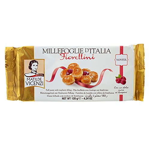 Matilde Vicenzi - Bocconcinni Puff Pasty With Raspberry Filling (120g)