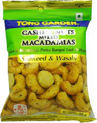 Tong Garden - Cashew Nuts Mixed Macadamias - Seaweed &amp; Wasabi(35g)