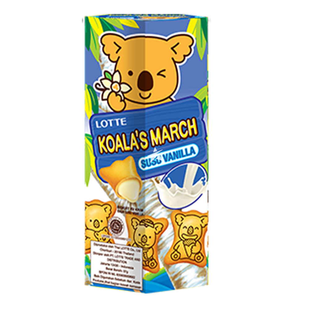 Lotte - Koala - Vanilla / White Milk - Biscuit (37g)