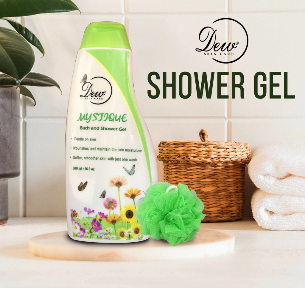 Dew - Mystique - Bath and Shower Gel (500ml) Green x 28pcs