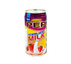 PEP - Sterilized Milk - Strawberry Flavoured Milk (180ml) - Can