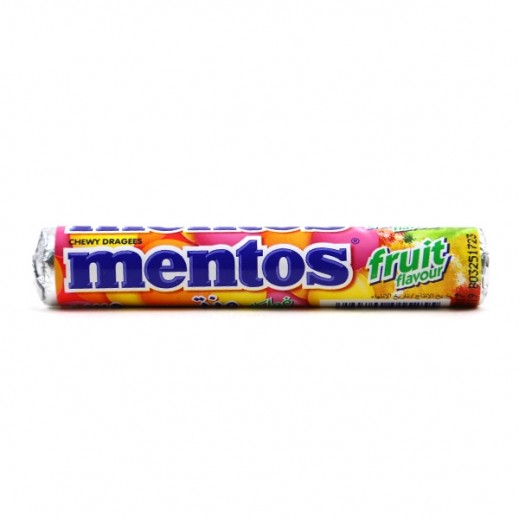 Mentos - Fruit Flavour Chewy Candy (37g)