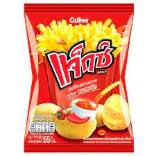 Calbee - Potato French Fries Snack with BBQ Sauce (55g)