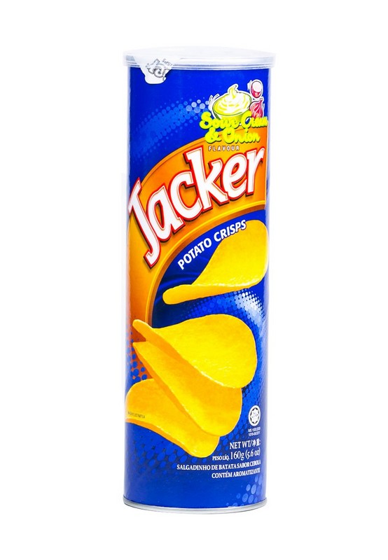 Jacker - Potato Chips - Sour Cream &amp; Onion (160g)