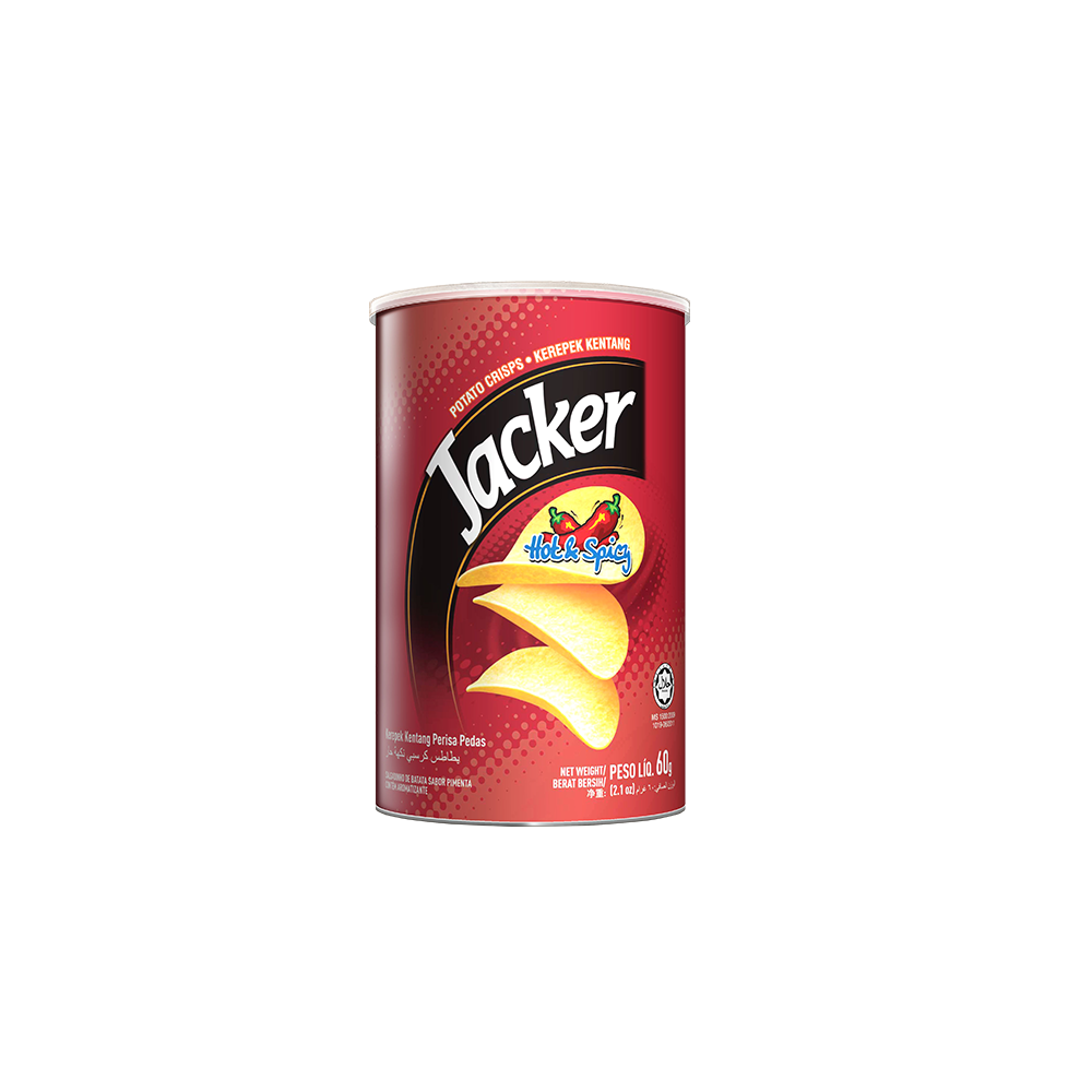 Jacker - Potato Chips - Hot &amp; Spicy (75g)