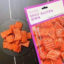 Shi Guang You Wei - Spicy Gluten Snack (92g) Purple