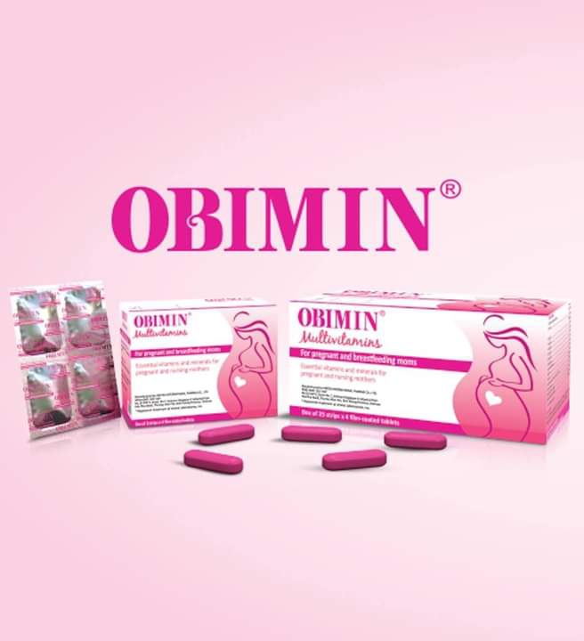 OBIMIN - Multivitamins - For Pregnant And Breastfeeding Moms - 25 Cards