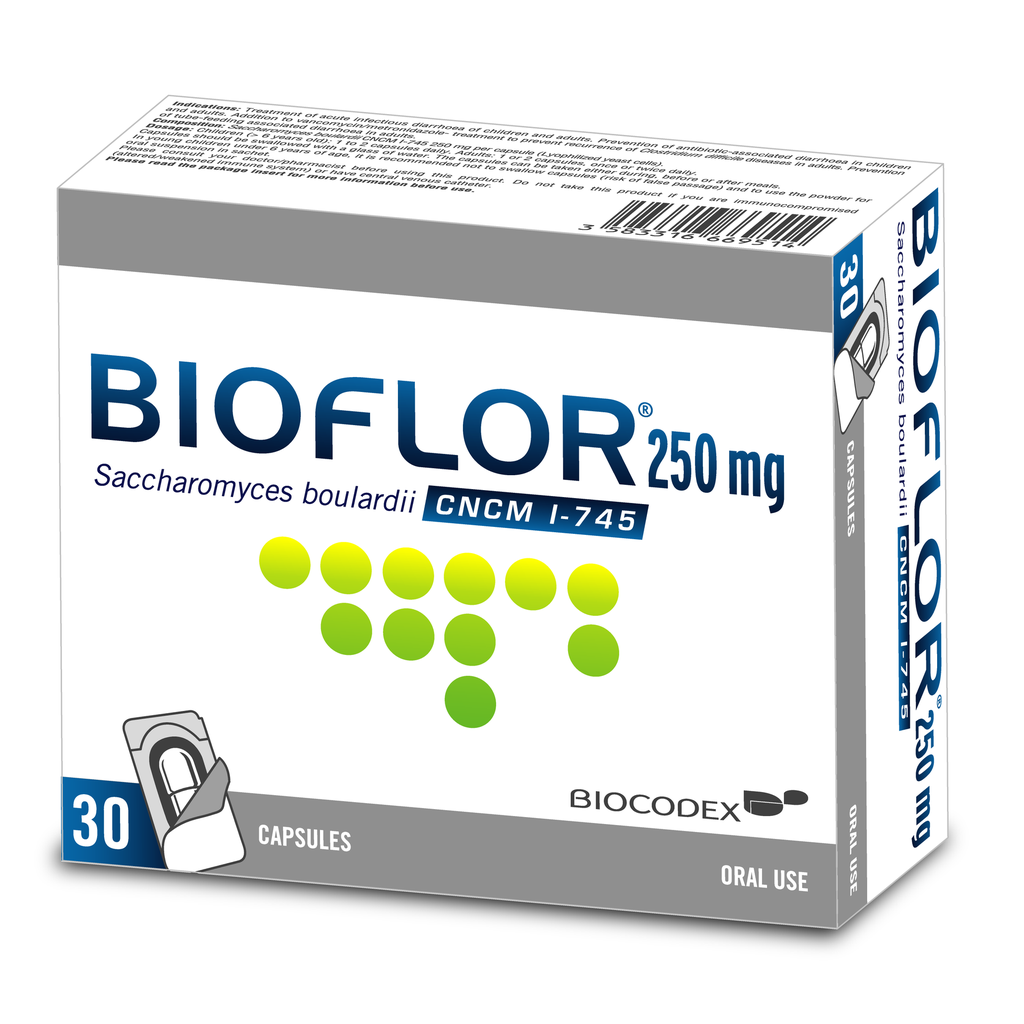 Bioflor - Saccharomyces Boulardii - CNCM I - 745  ( 10Capsules)