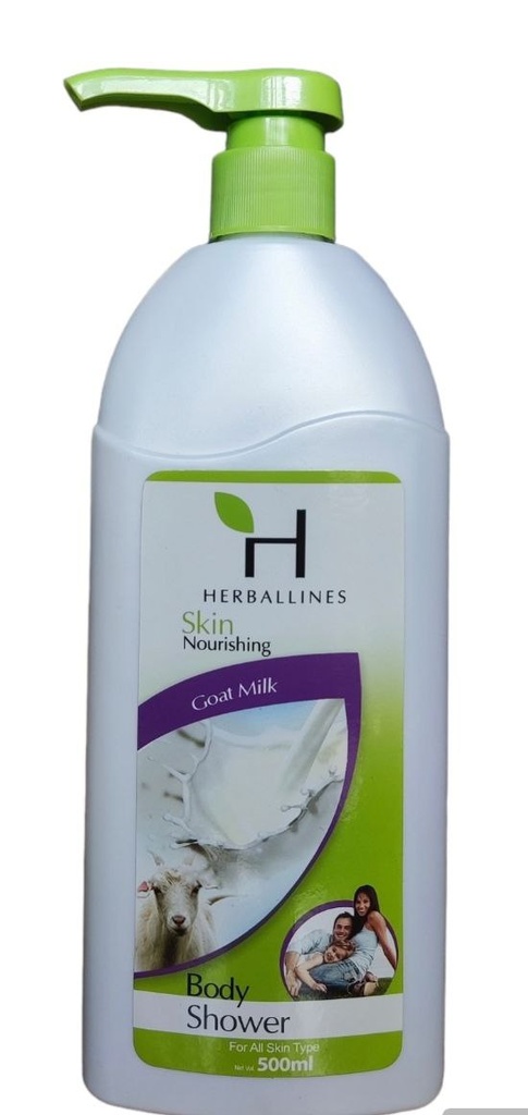 Herballines - Skin Nourishing Goat Milk - Body Shower (500ml)