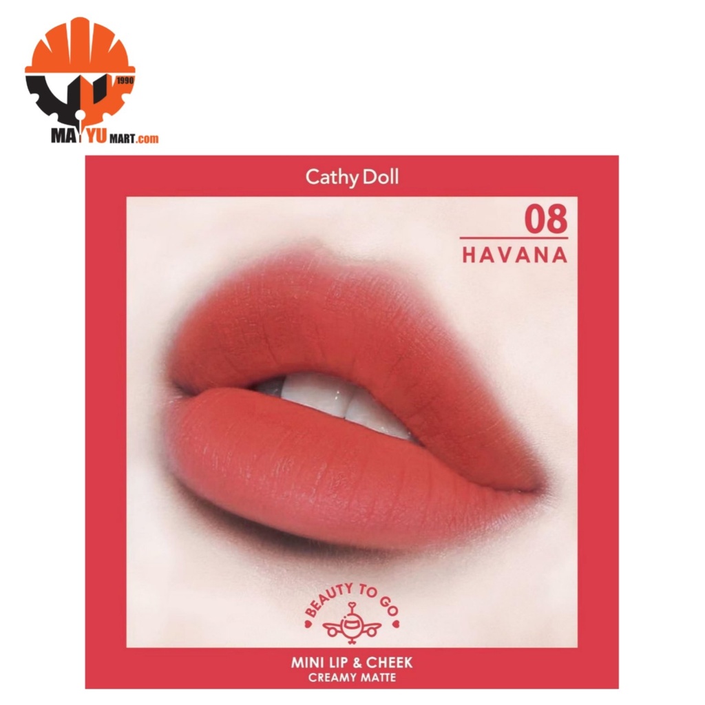 Cathy Doll - Mini Lip &amp; Cheek - Creamy Matte #08