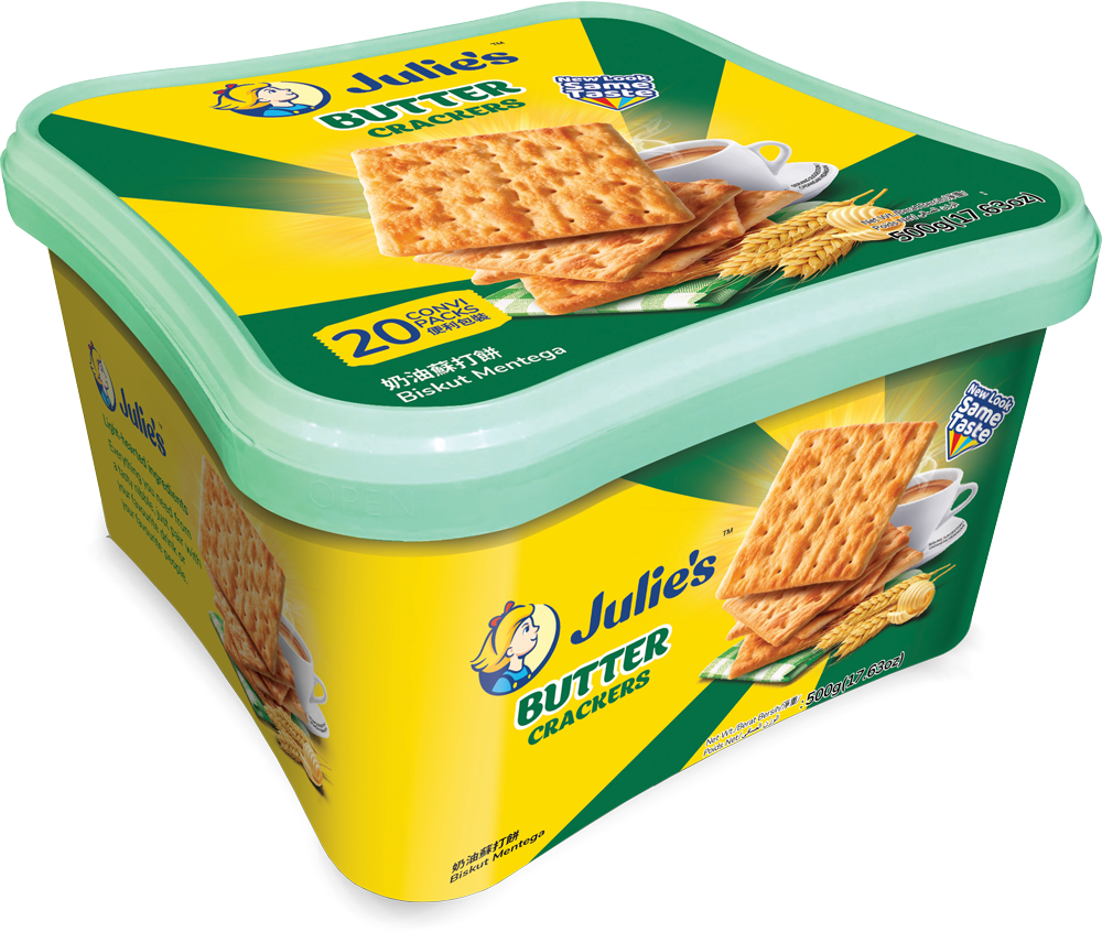 Julie's - Butter Crackers - Green (500g)