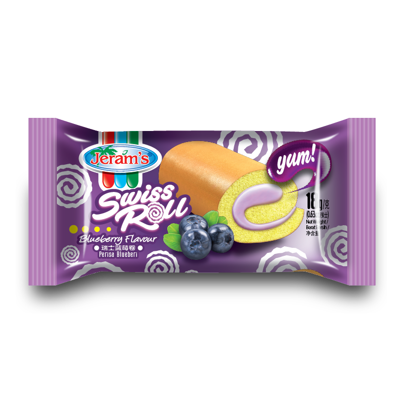 SwizzLef - Swiss Roll - Blueberry Flavour (18g)