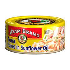 AYAM BRAND - Tuna Flakes in Sunflower Oil (150g)